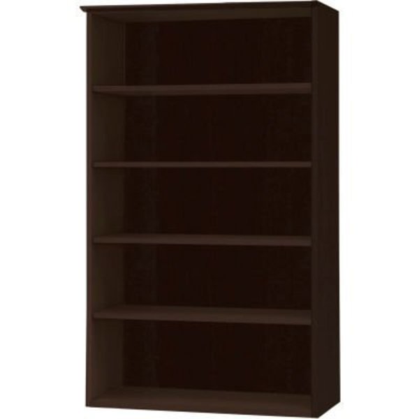 Safco Safco® Medina Series 5 Shelf Bookcase Mocha MVB5LDC